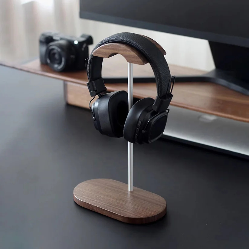 Esports Gaming Headphones - Premium Ceviz Ağacı E-Spor Kulaklık Standı