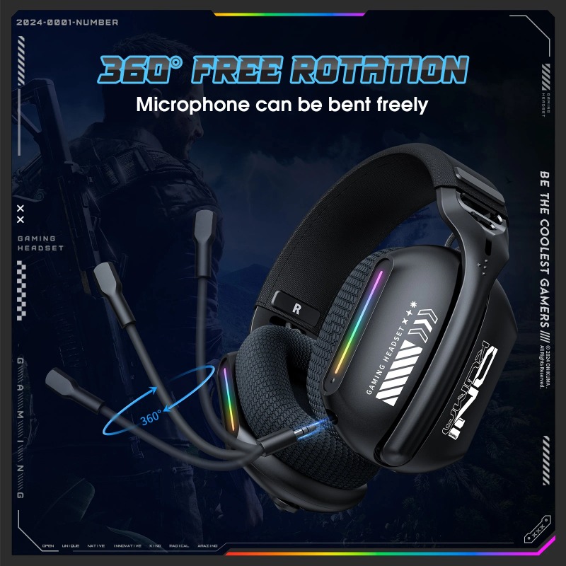 ONIKUMA GT808 Kablosuz Oyun Ku - Esports Gaming Headphones incelemesi ve fiyatı