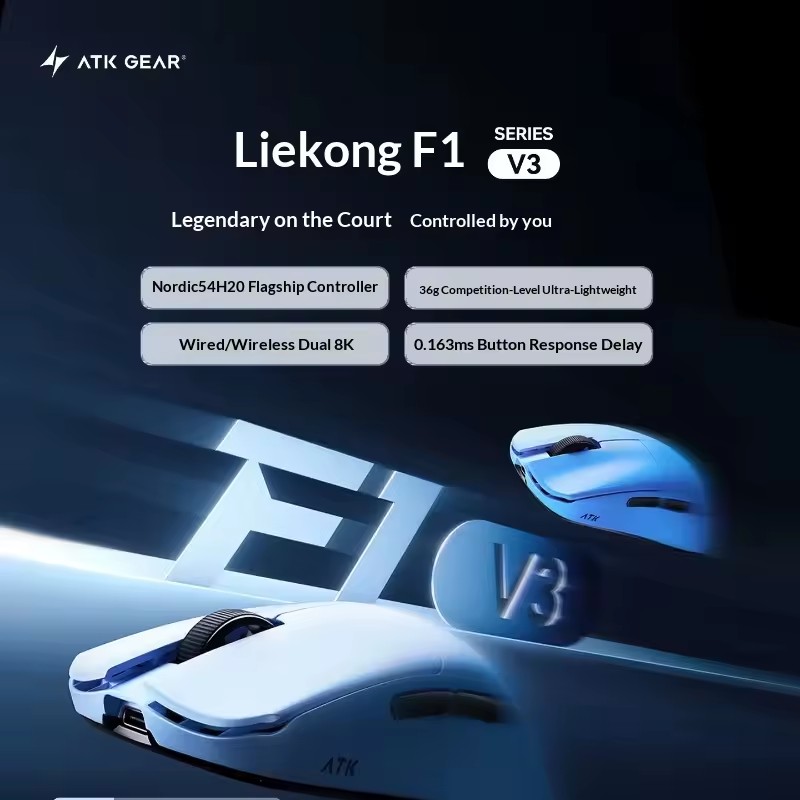 ATK F1 V2/V3 Üç Modlu Kablosuz - Esports Gamers incelemesi ve fiyatı